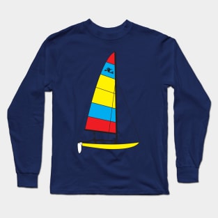 Hobie 14 Catamaran Sailboat Long Sleeve T-Shirt